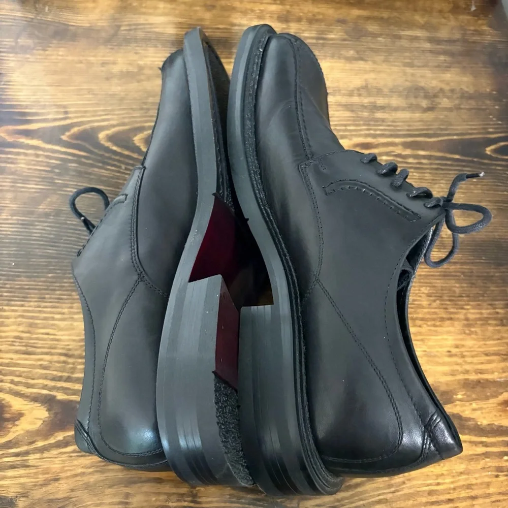 Bottesini Black Square Toed Dress Shoes Size 9‎